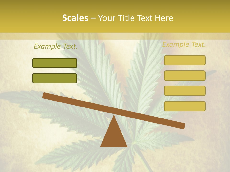 Bush Legal Plant PowerPoint Template