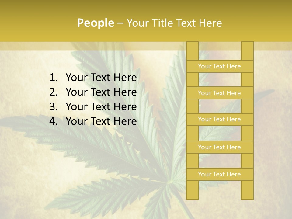 Bush Legal Plant PowerPoint Template