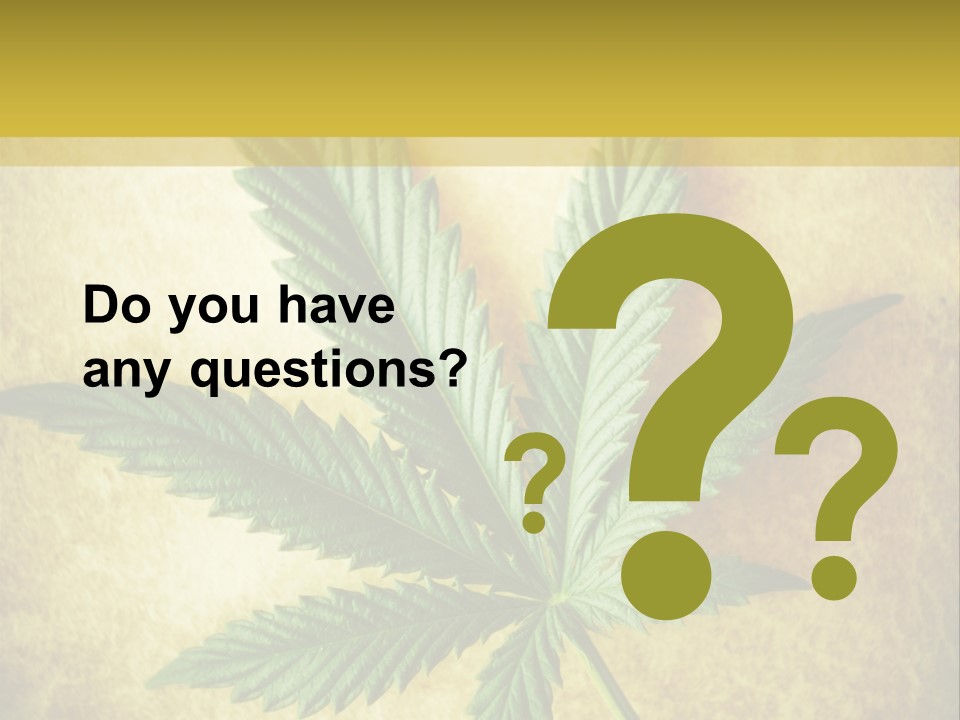 Bush Legal Plant PowerPoint Template