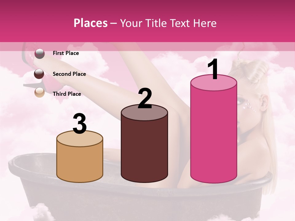 Bust Female Attractive PowerPoint Template