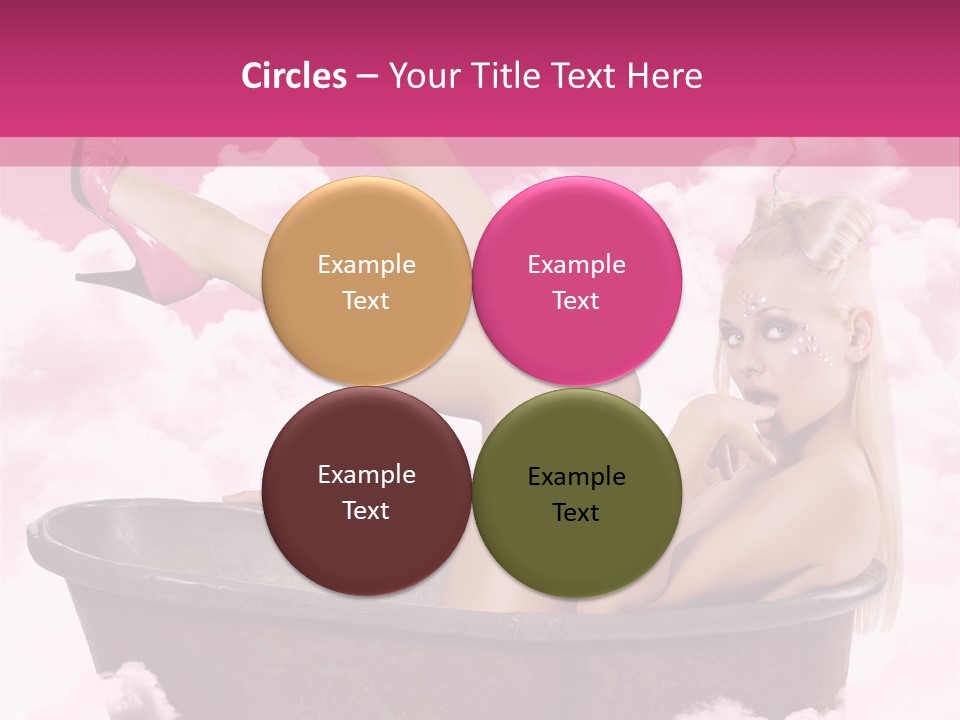 Bust Female Attractive PowerPoint Template