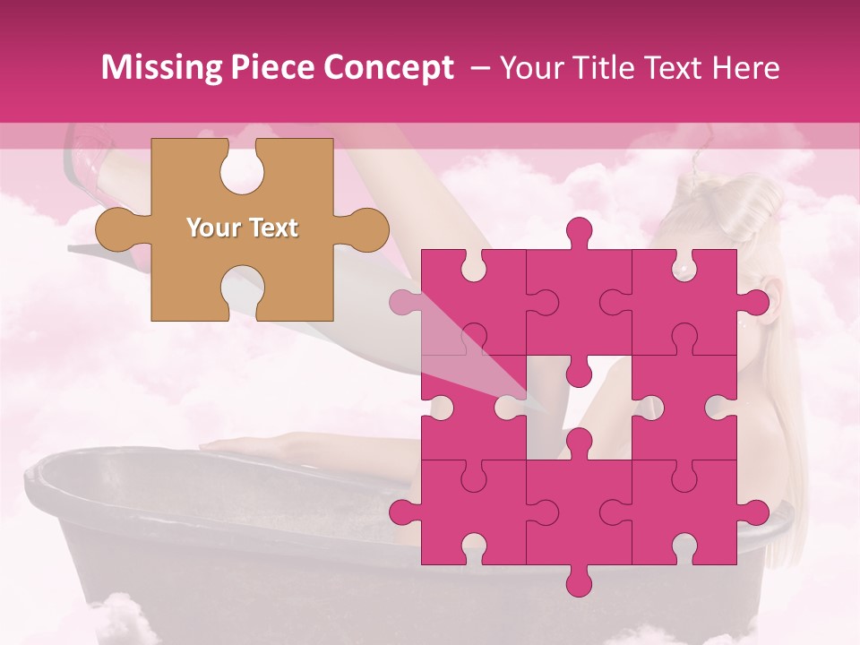 Bust Female Attractive PowerPoint Template