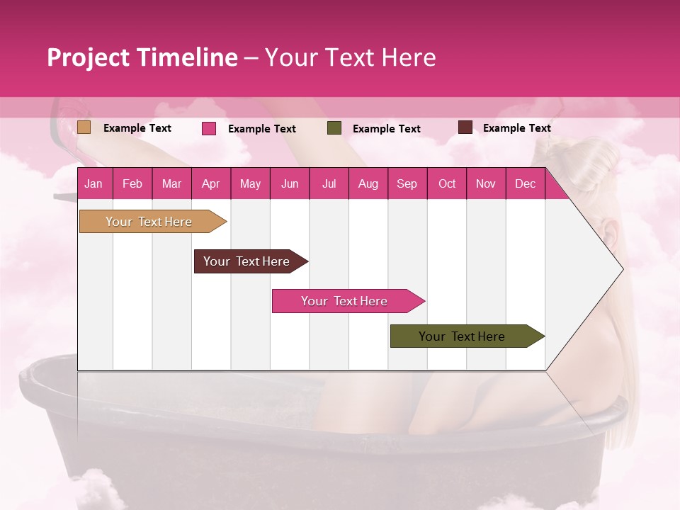 Bust Female Attractive PowerPoint Template