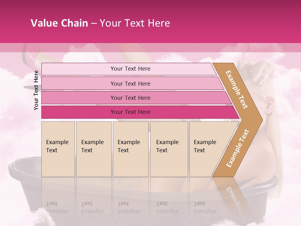 Bust Female Attractive PowerPoint Template