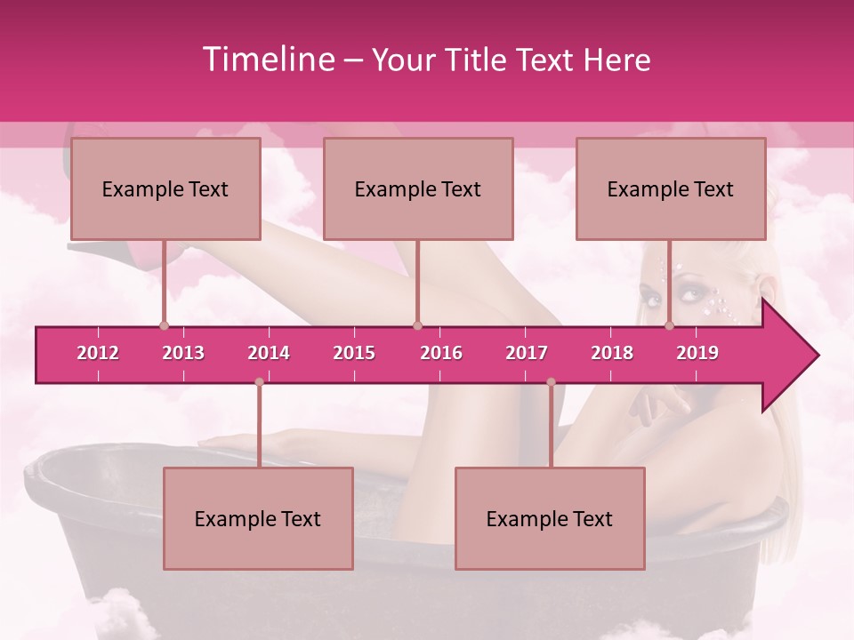 Bust Female Attractive PowerPoint Template