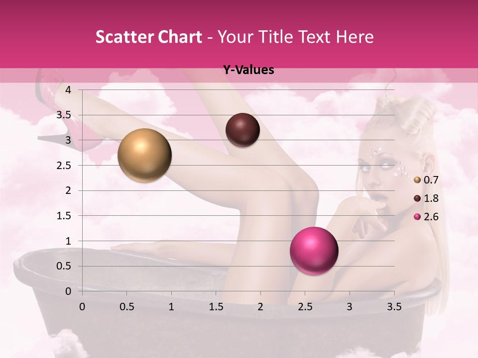 Bust Female Attractive PowerPoint Template