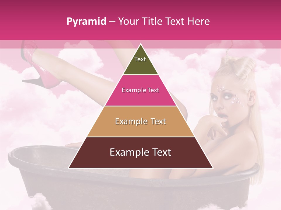 Bust Female Attractive PowerPoint Template