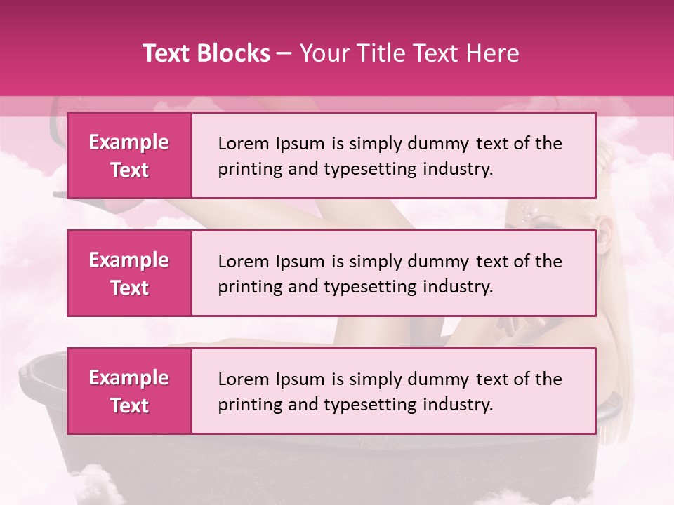 Bust Female Attractive PowerPoint Template