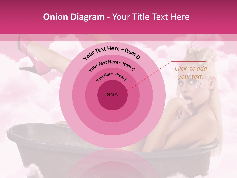 Bust Female Attractive PowerPoint Template