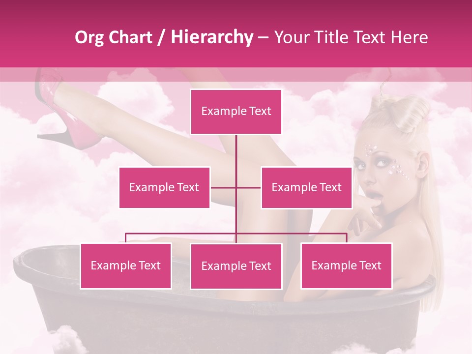 Bust Female Attractive PowerPoint Template