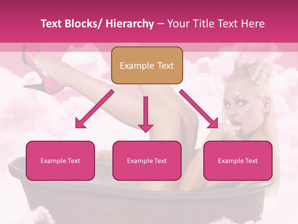 Bust Female Attractive PowerPoint Template