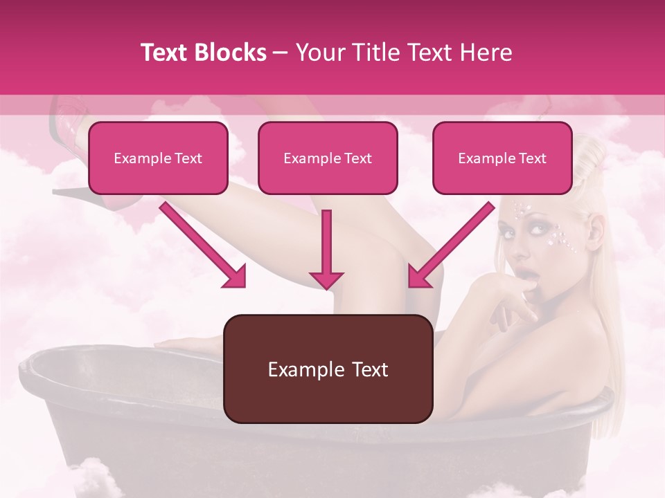 Bust Female Attractive PowerPoint Template