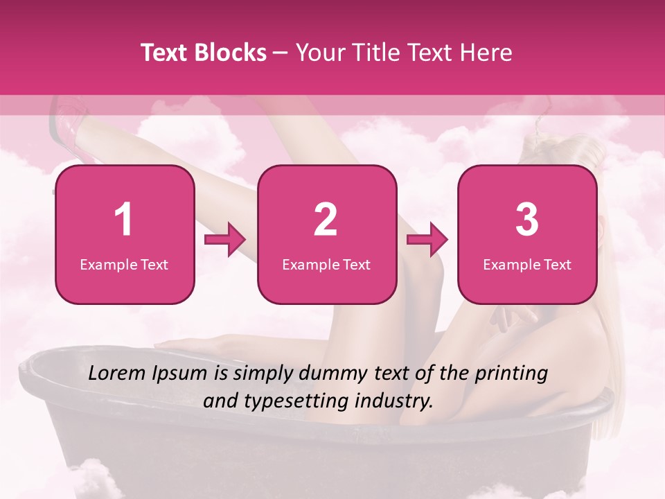 Bust Female Attractive PowerPoint Template