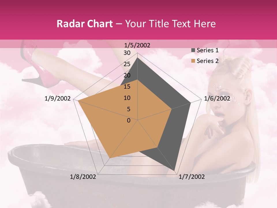 Bust Female Attractive PowerPoint Template