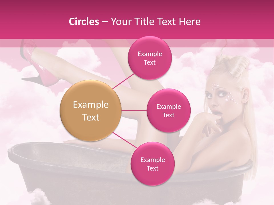 Bust Female Attractive PowerPoint Template