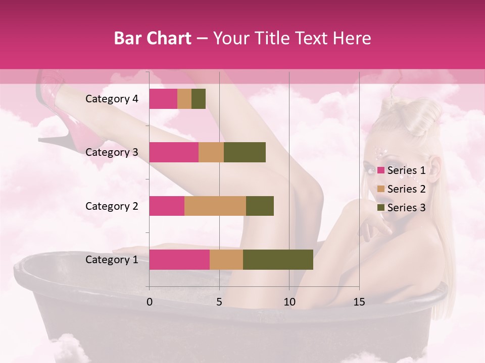 Bust Female Attractive PowerPoint Template