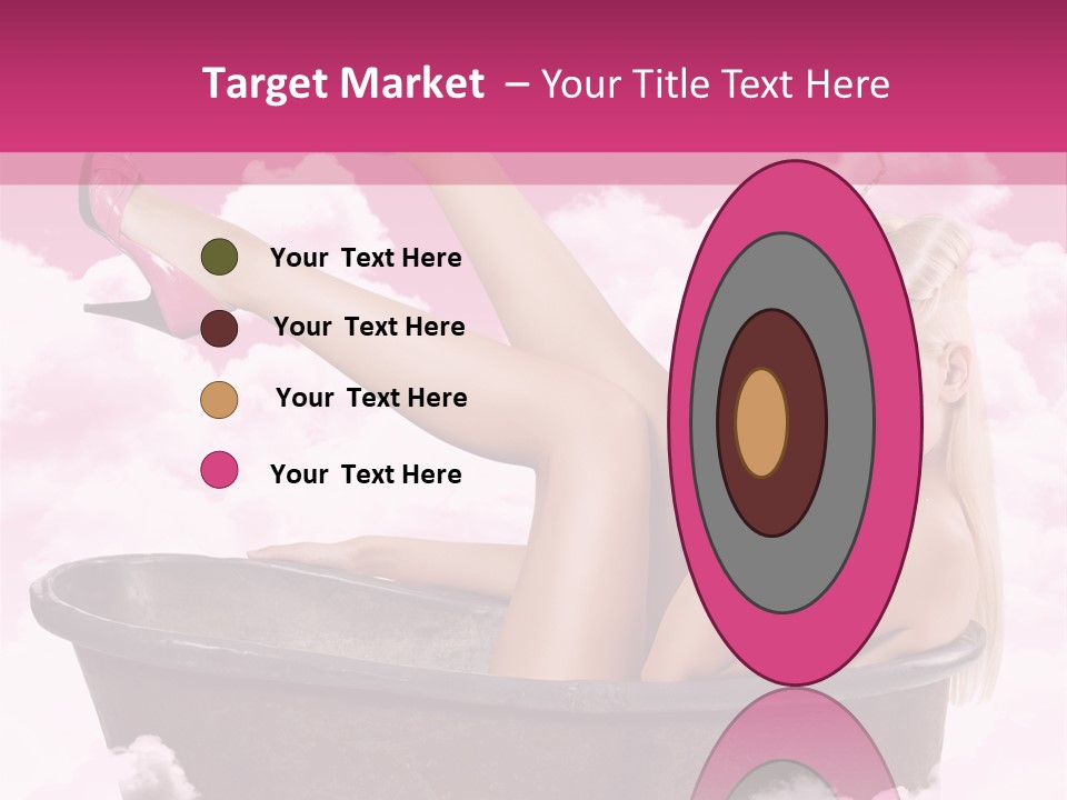 Bust Female Attractive PowerPoint Template