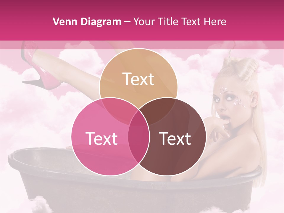 Bust Female Attractive PowerPoint Template