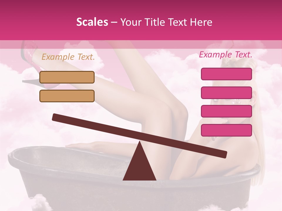 Bust Female Attractive PowerPoint Template