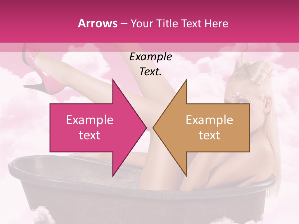 Bust Female Attractive PowerPoint Template