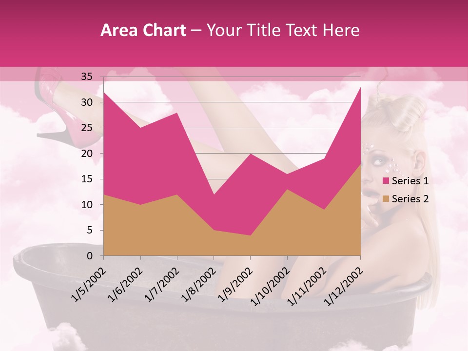 Bust Female Attractive PowerPoint Template