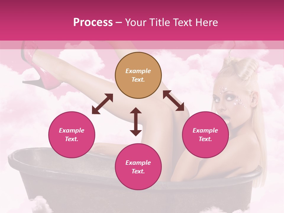 Bust Female Attractive PowerPoint Template