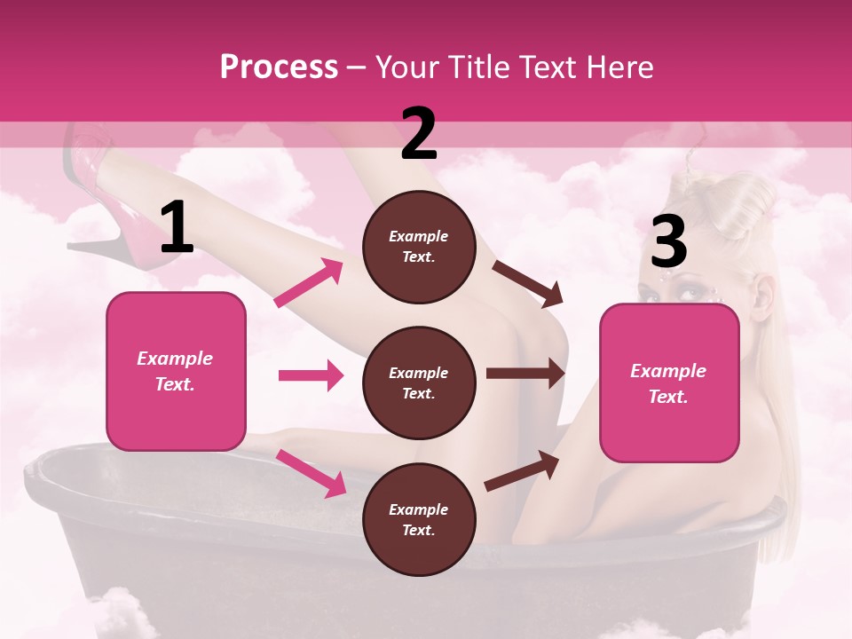Bust Female Attractive PowerPoint Template