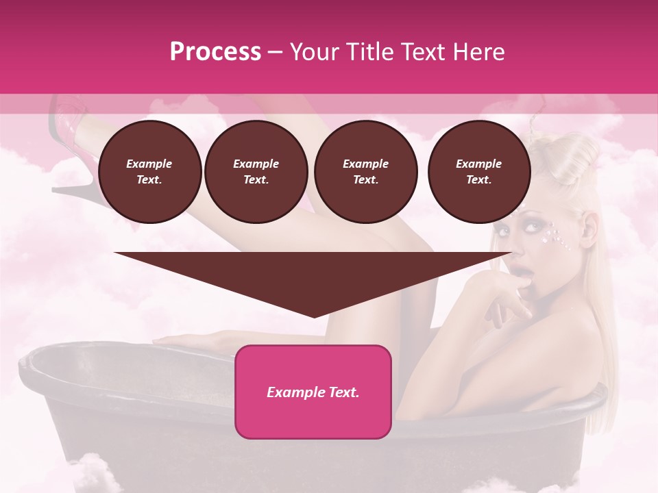 Bust Female Attractive PowerPoint Template