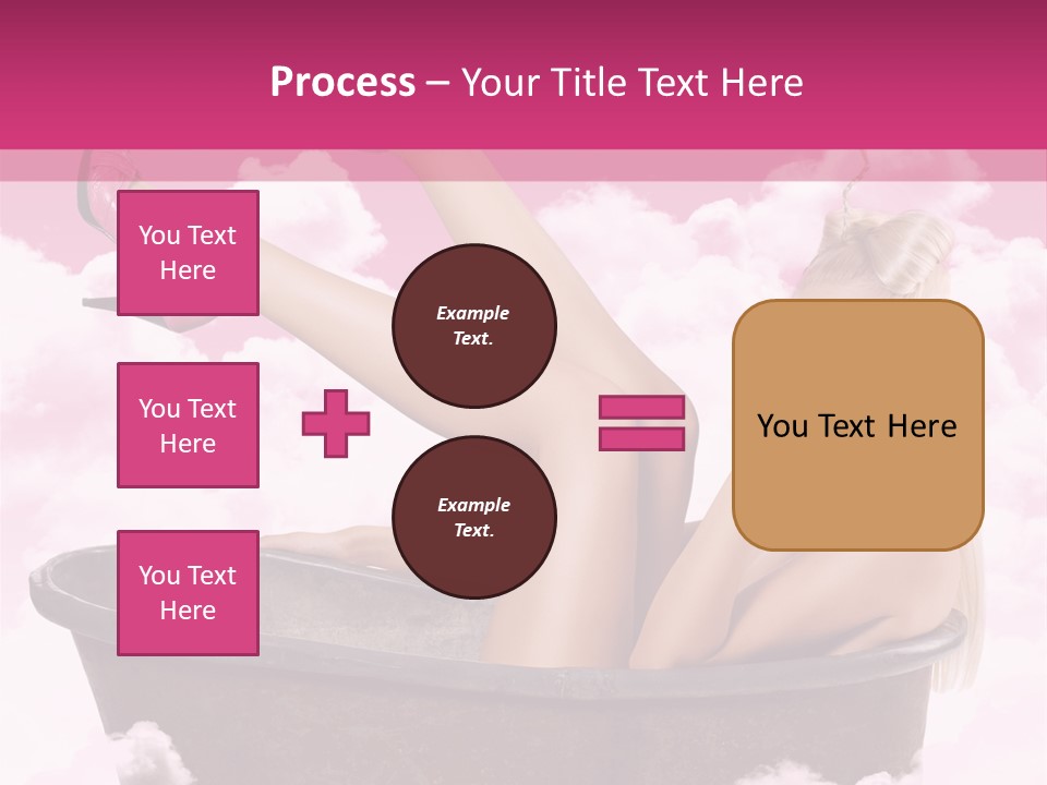 Bust Female Attractive PowerPoint Template