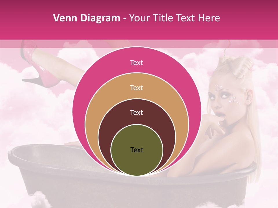 Bust Female Attractive PowerPoint Template