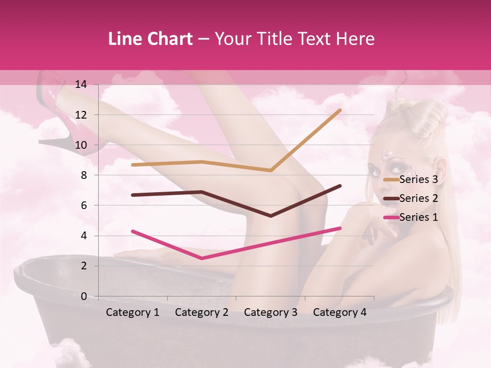 Bust Female Attractive PowerPoint Template