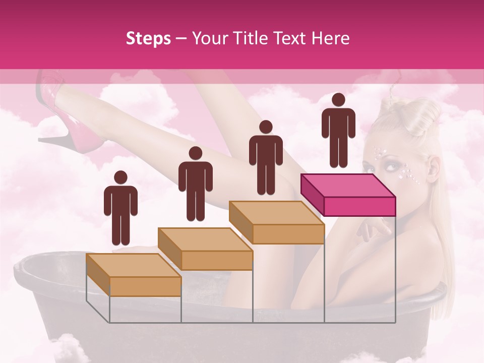 Bust Female Attractive PowerPoint Template