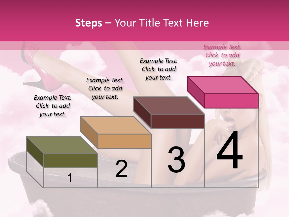 Bust Female Attractive PowerPoint Template