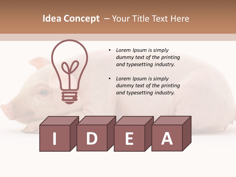 Front Down Shed PowerPoint Template