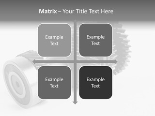 Shaft Geometrical Vehicle PowerPoint Template