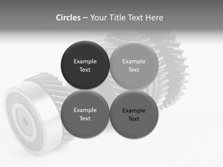 Shaft Geometrical Vehicle PowerPoint Template