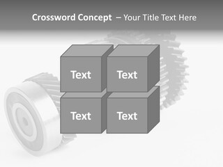 Shaft Geometrical Vehicle PowerPoint Template