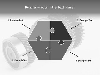 Shaft Geometrical Vehicle PowerPoint Template