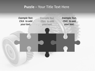Shaft Geometrical Vehicle PowerPoint Template