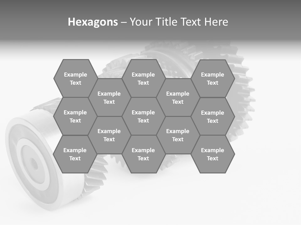 Shaft Geometrical Vehicle PowerPoint Template