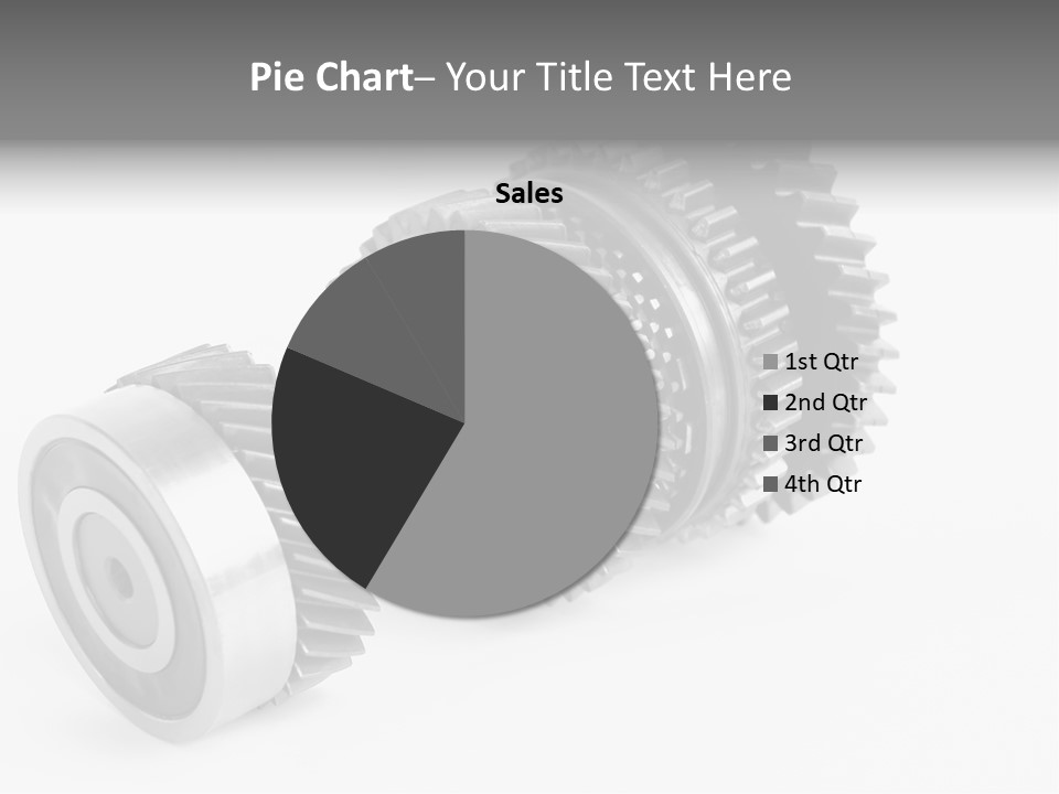Shaft Geometrical Vehicle PowerPoint Template