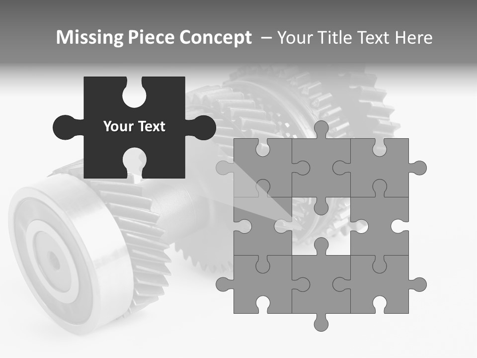 Shaft Geometrical Vehicle PowerPoint Template
