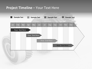 Shaft Geometrical Vehicle PowerPoint Template