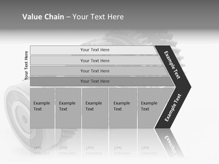 Shaft Geometrical Vehicle PowerPoint Template