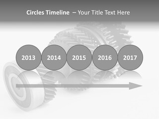 Shaft Geometrical Vehicle PowerPoint Template