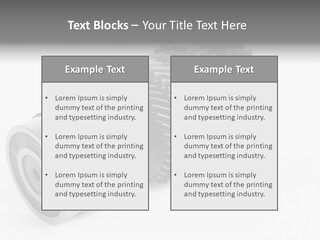 Shaft Geometrical Vehicle PowerPoint Template