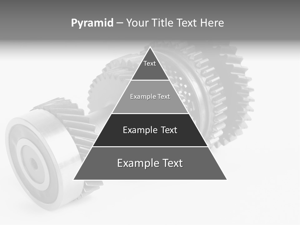 Shaft Geometrical Vehicle PowerPoint Template