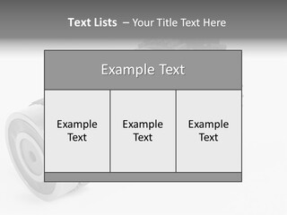 Shaft Geometrical Vehicle PowerPoint Template
