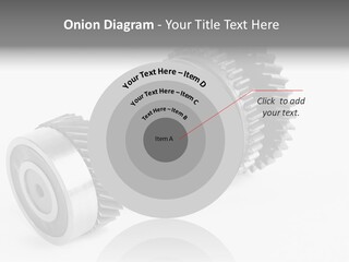 Shaft Geometrical Vehicle PowerPoint Template