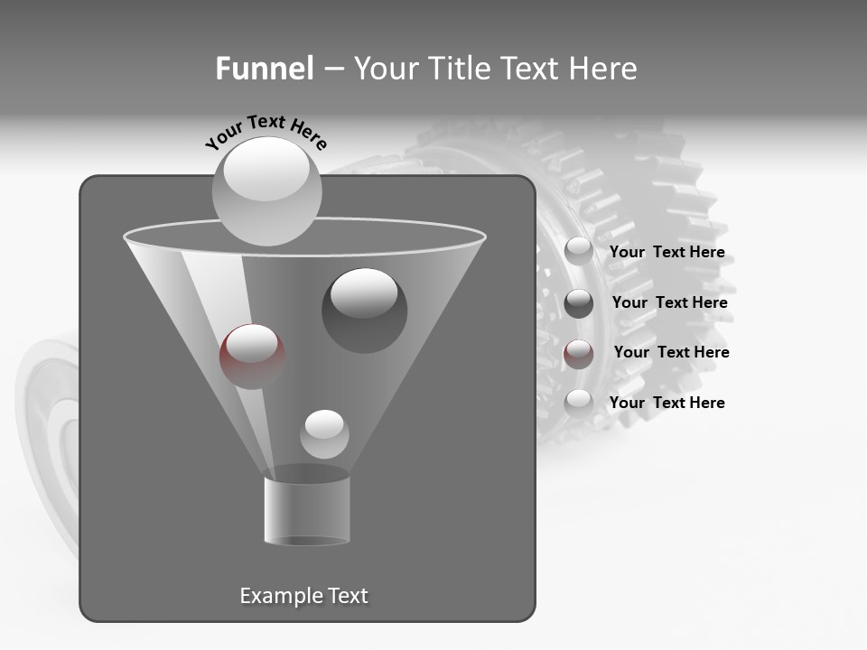 Shaft Geometrical Vehicle PowerPoint Template